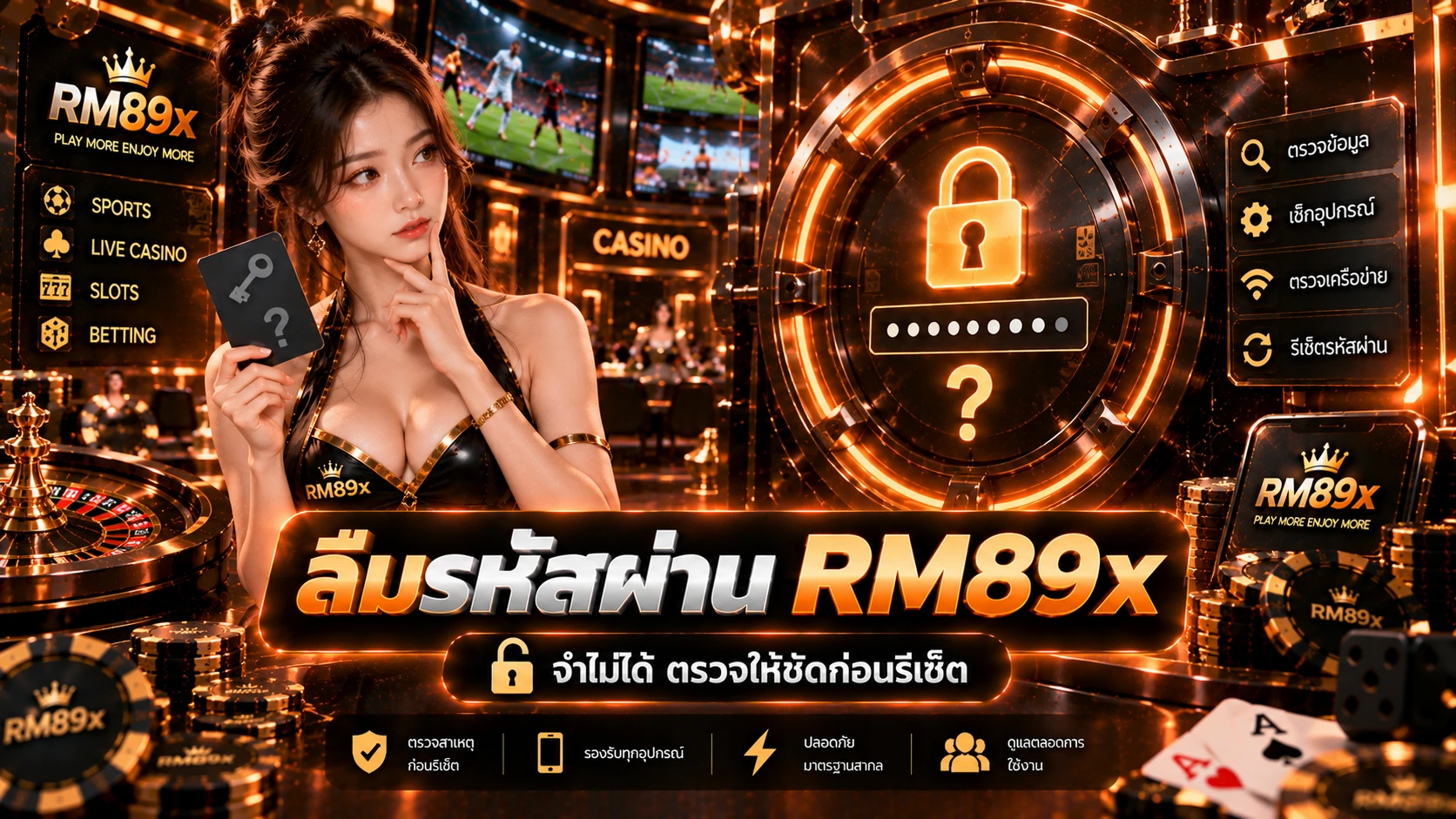 ลืมรหัสผ่าน RM89x