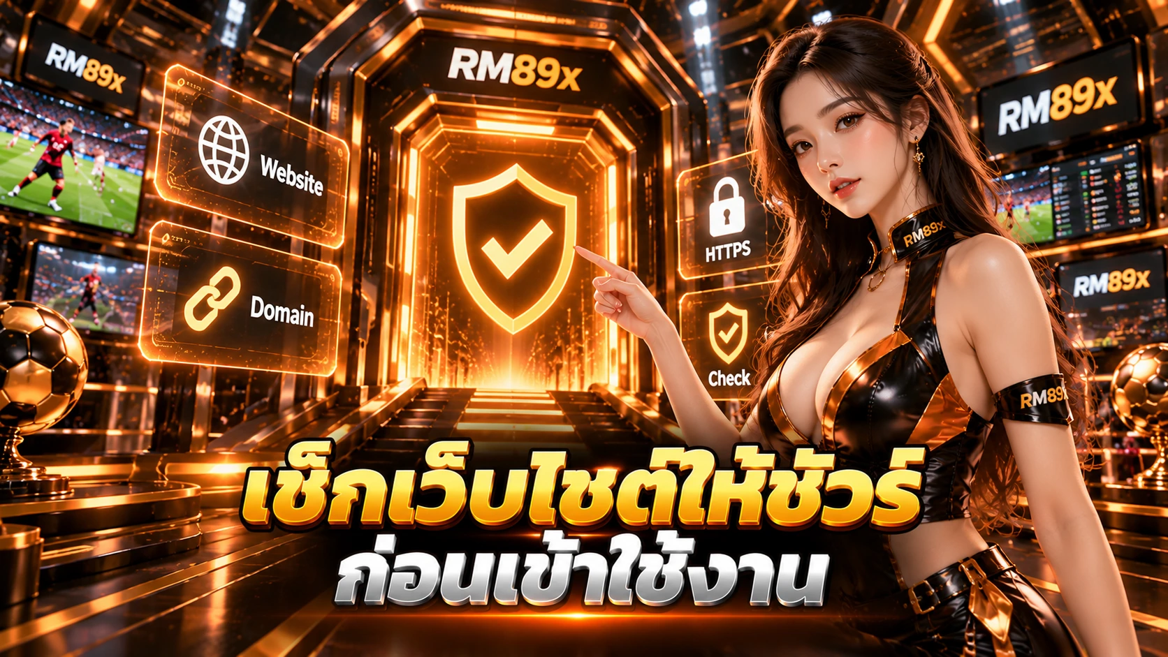 วิธีเช็กเว็บไซต์ RM89x ที่ถูกต้อง